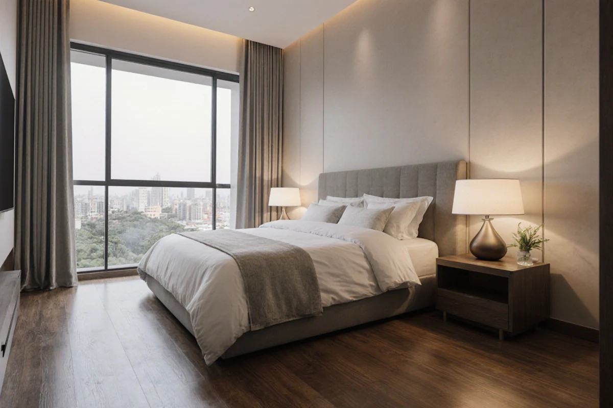 Spacious interiors of Arvind Smartspaces Thane
